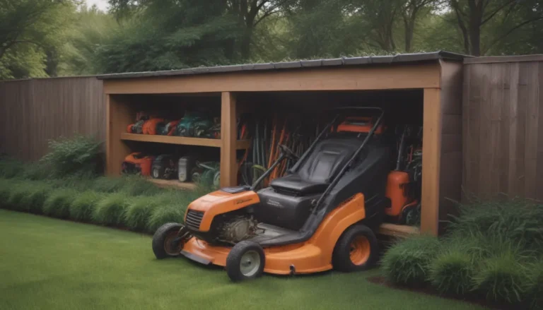 The Ultimate Guide to Lawn Mower Storage: 14 Brilliant Ideas for Every Home