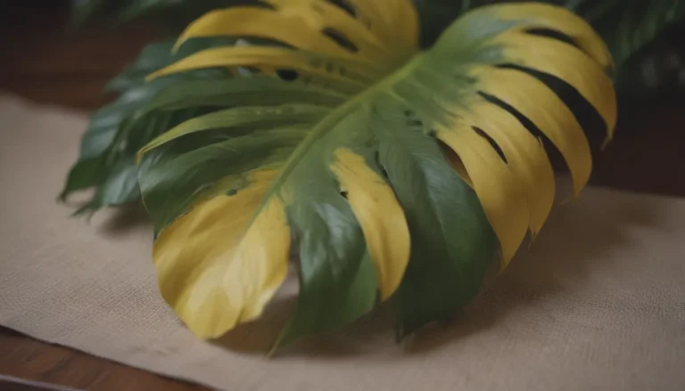 How to Prevent and Treat Yellow Monstera Leaves