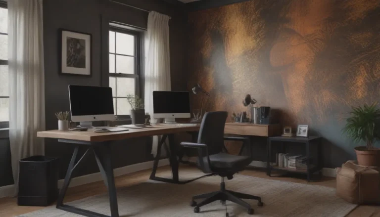 Transform Your Home Office with These 15 Creative Accent Wall Ideas