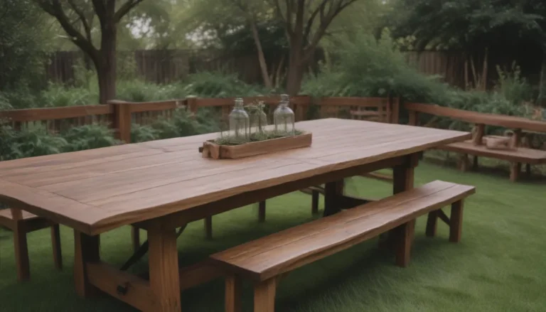 The Ultimate Guide to DIY Outdoor Table Plans