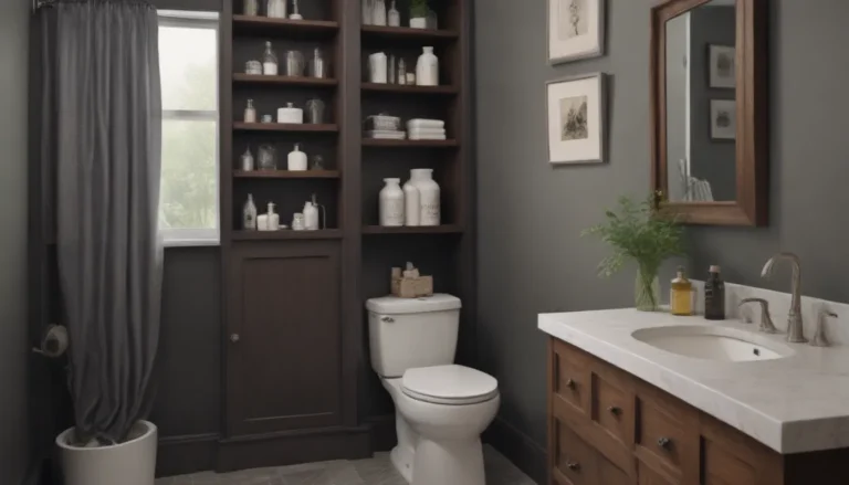 Transform Your Bathroom Space with These 15 Stylish Over the Toilet Storage Ideas