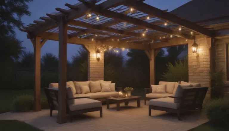 Elevate Your Outdoor Space with 15 Inspiring Pergola Lighting Ideas