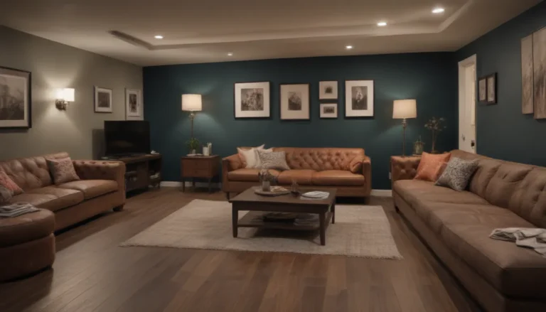 Transform Your Basement with the Perfect Paint Color Palette