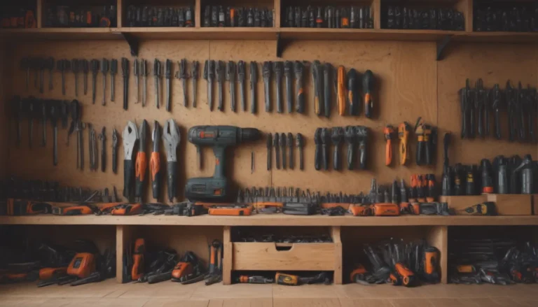 Comprehensive Guide to Power Tool Storage: Making DIYs a Breeze