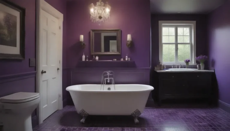 Embracing the Purple: 42 Stunning Purple Bathroom Ideas