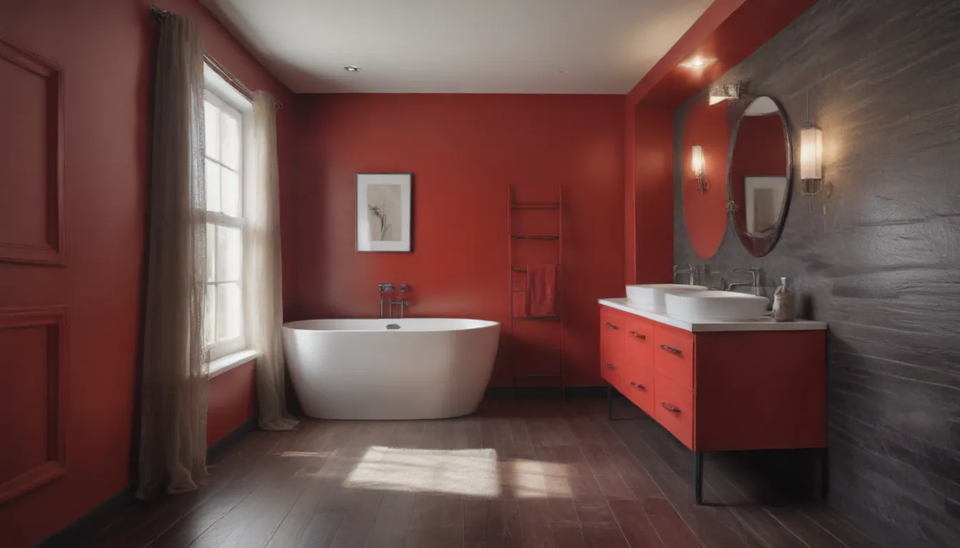 The Power of Red in Bathroom Design