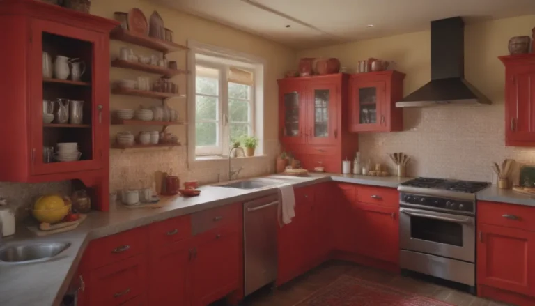 Revamp Your Cooking Space With Vibrant Red Kitchens