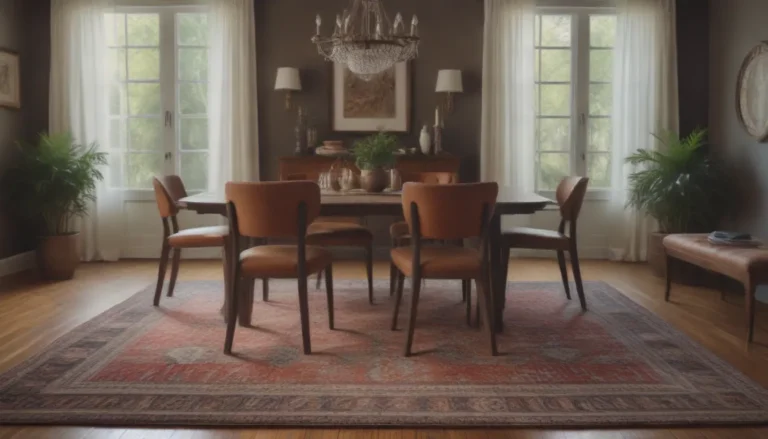 Choosing the Perfect Rug Size for Your Dining Room