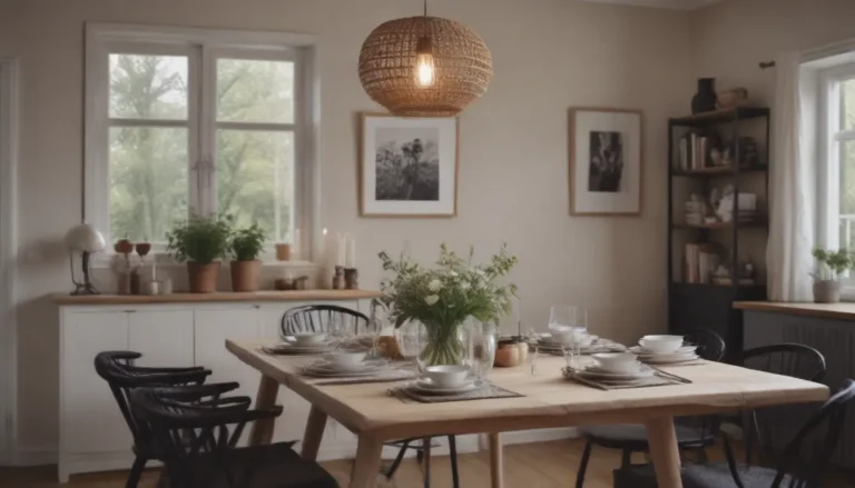 Create a Cozy Scandinavian Dining Room: A Comprehensive Guide