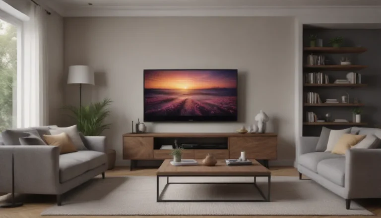 Transforming Your Small Living Room with TV: Tips and Ideas to Make it Look Good