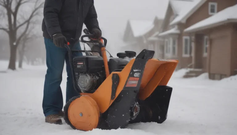 How to Troubleshoot a Snow Blower That Won’t Start