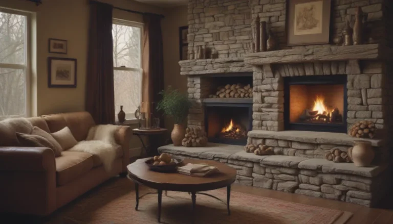 Creating a Cozy Haven with Stacked Stone Fireplaces