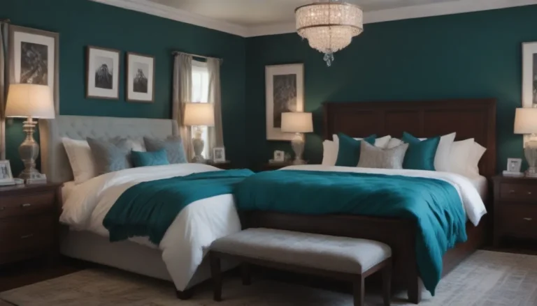 Transform Your Bedroom with 32 Bold and Beautiful Teal Bedroom Ideas