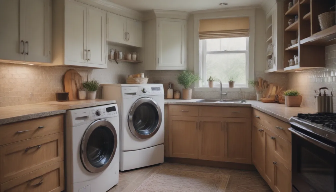 How to Seamlessly Incorporate a Washer and Dryer in Your Kitchen