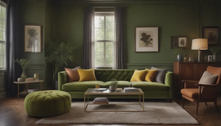 Elevate Your Home Decor: Stunning Color Combinations with Olive Green