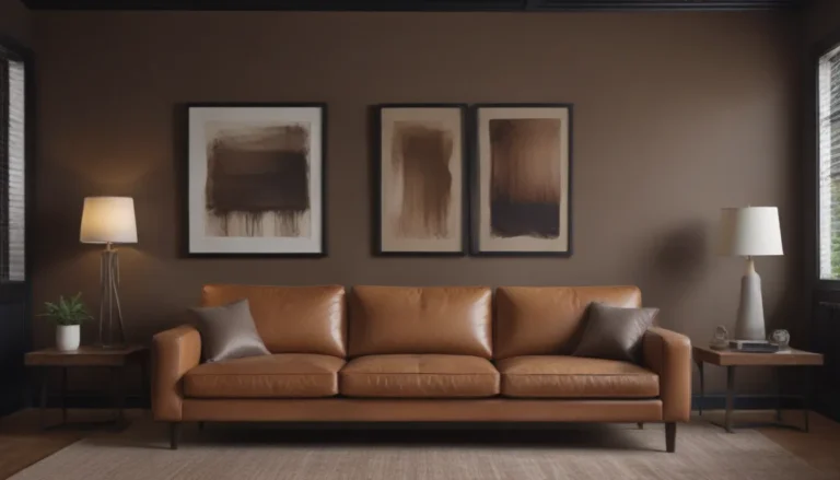 How to Choose the Perfect Wall Color to Complement Your Brown Furniture