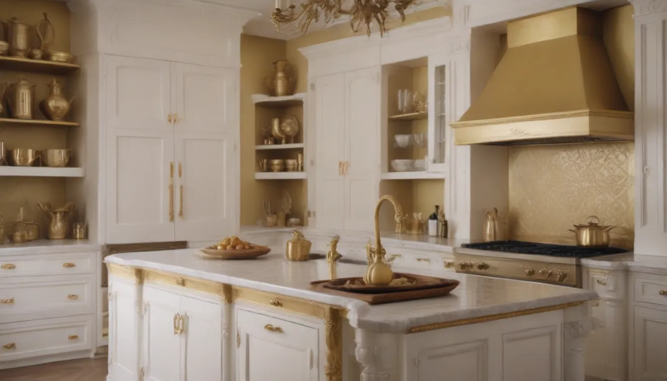 The Timeless Elegance of White and Gold Kitchens