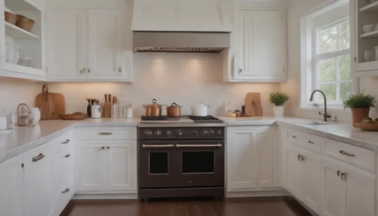 The Timeless Elegance of White Cabinets and White Countertops in Your Kitchen