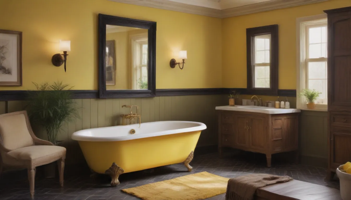 The Ultimate Guide to Transforming Your Bathroom with Beautiful Yellow Designs