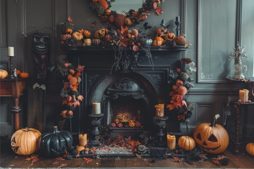 Transform Your Mantel with 15 Halloween Ideas that'll Get You in the Spooky Spirit