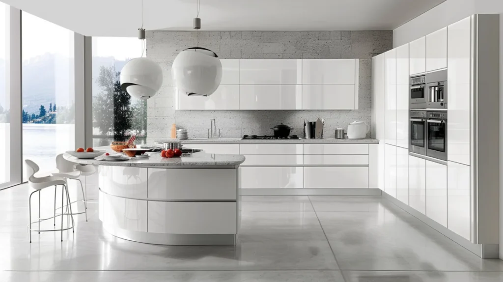 The Allure of Modern White Kitchens